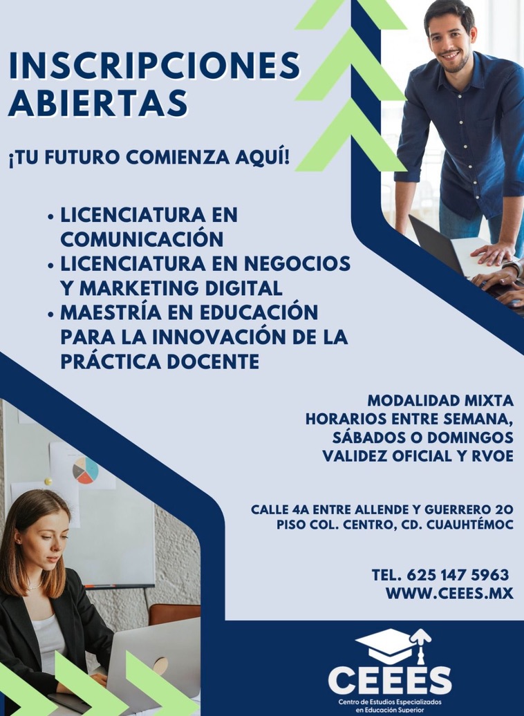 Fachada del CEEES en Ciudad Cuauhtémoc